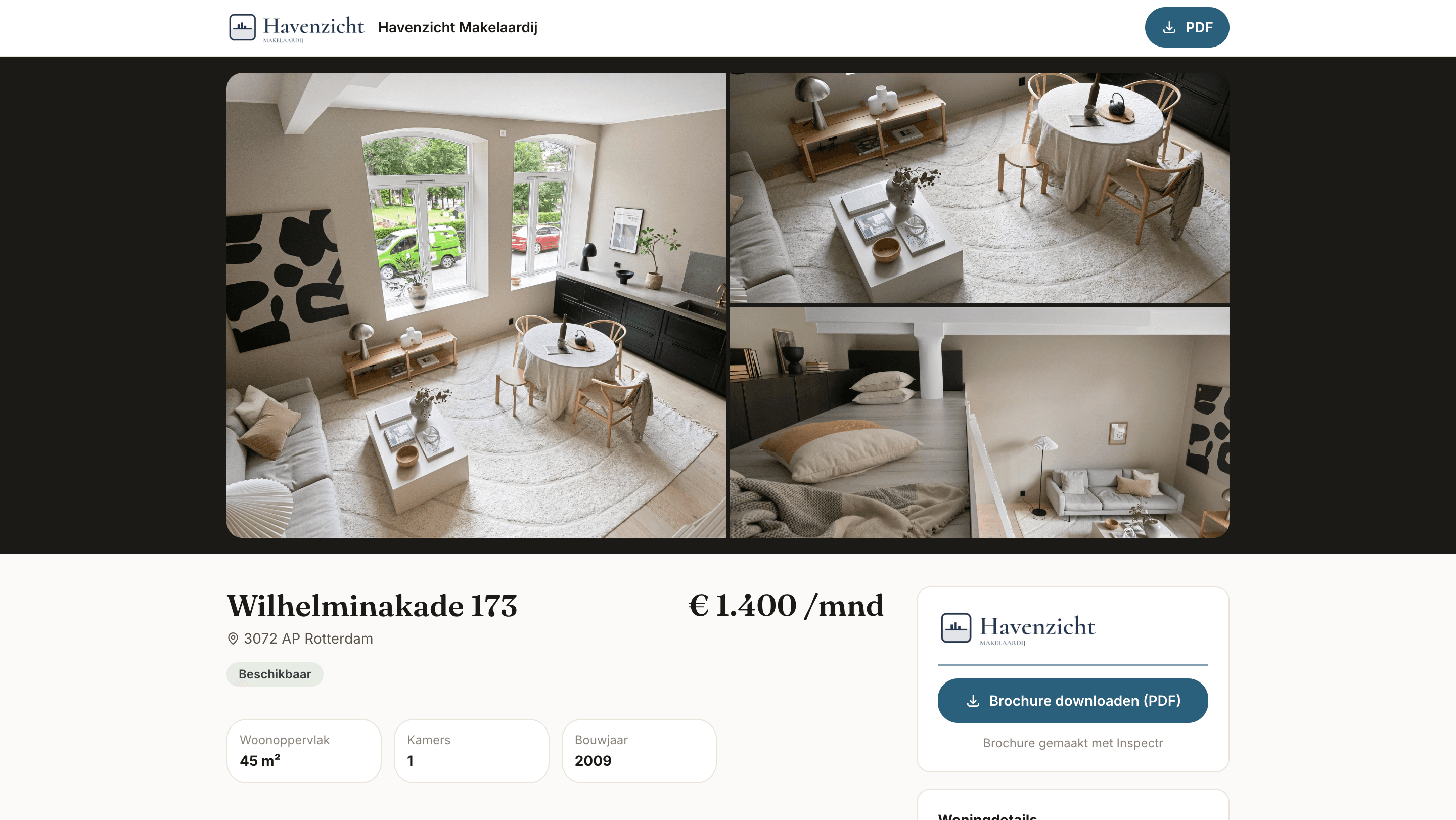 Screenshot van Inspectr